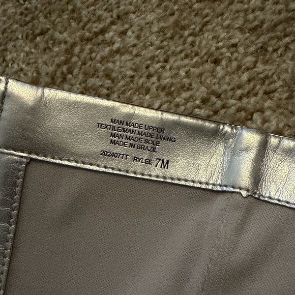 NEW (no box) Gianni Bini Rylee Mirror Metallic tall silver boots - Picture 10 of 15